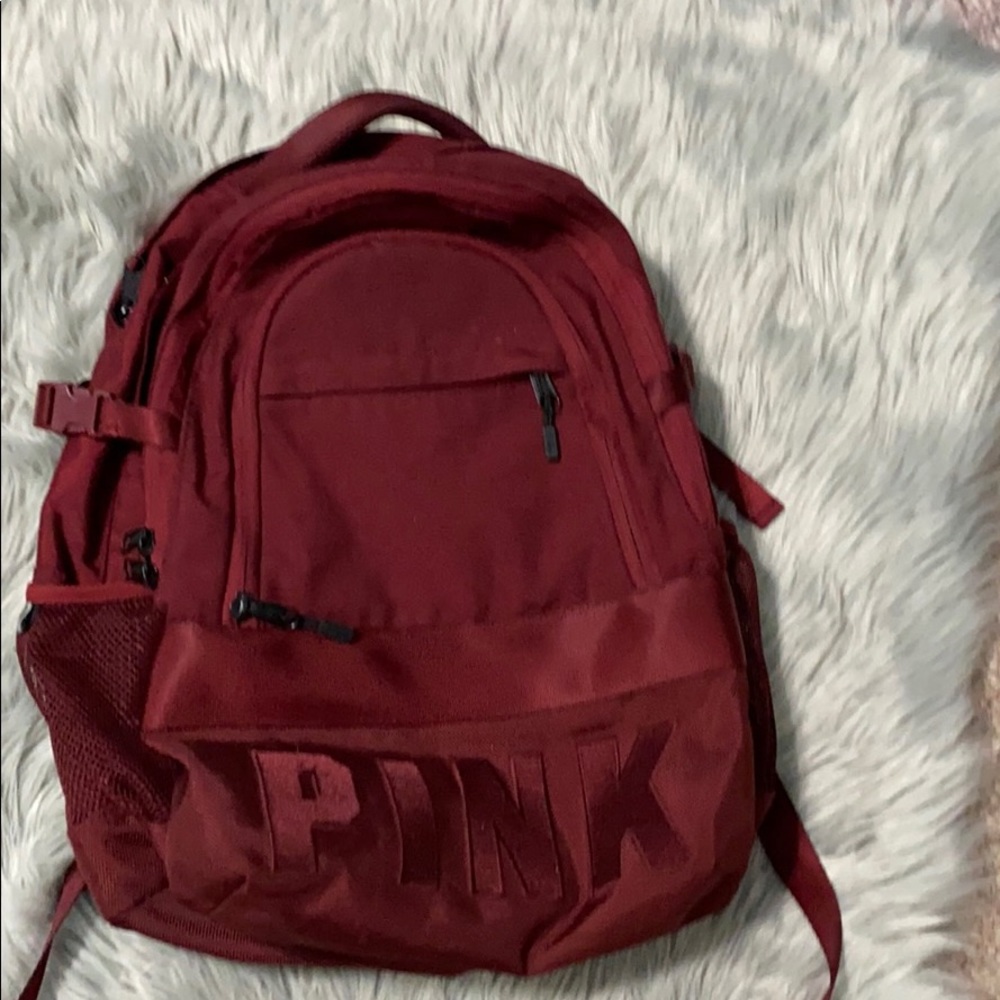 pink brand backpack